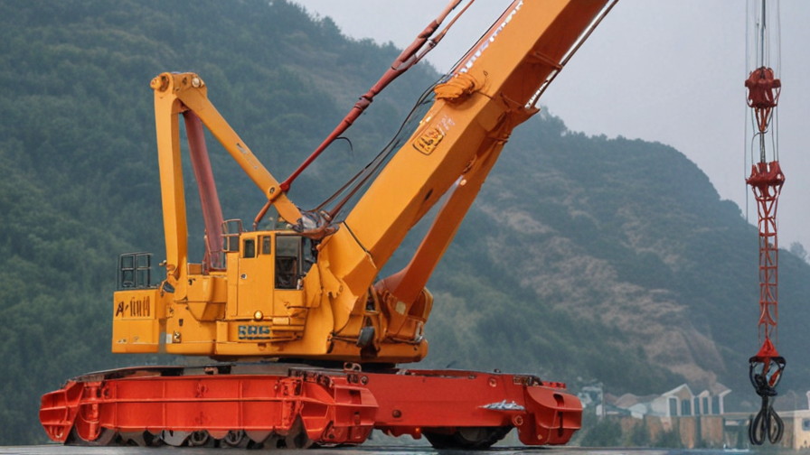 crane jib and boom