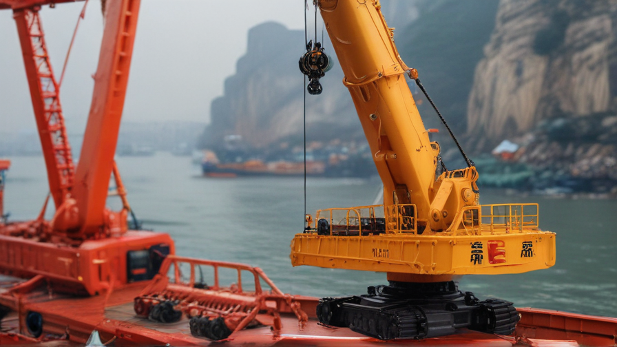 crane on a boat