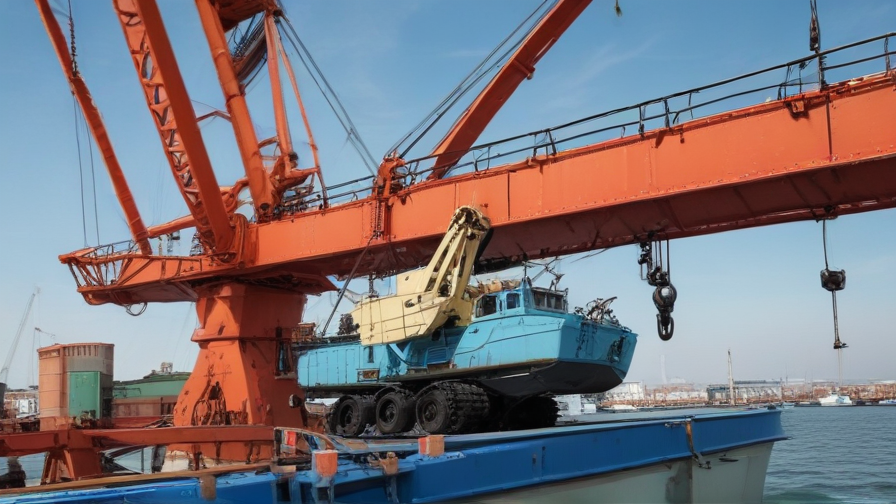 crane on a boat