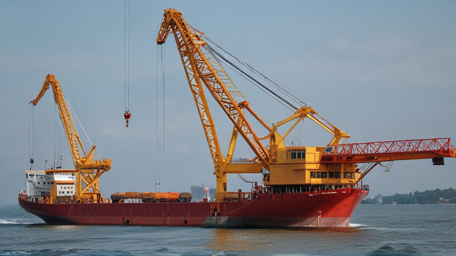 crane on boat