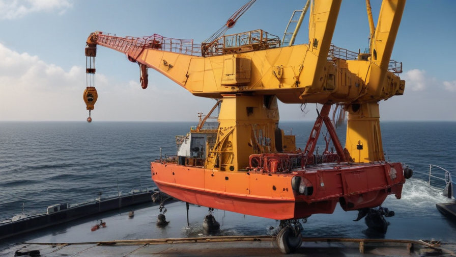 crane on boat