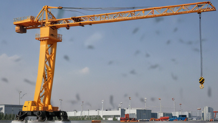 crane with electromagnet