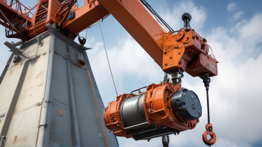 crane with winch
