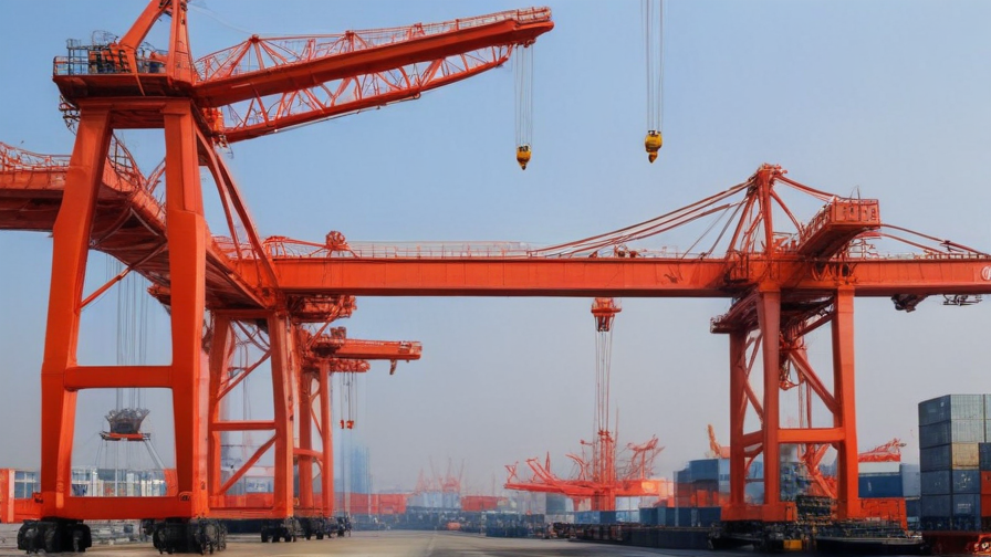 cranes in port