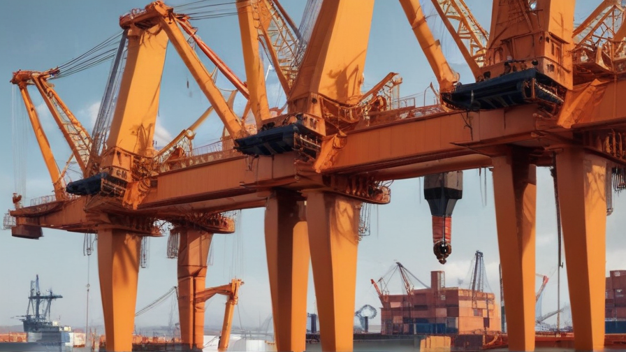 cranes in port