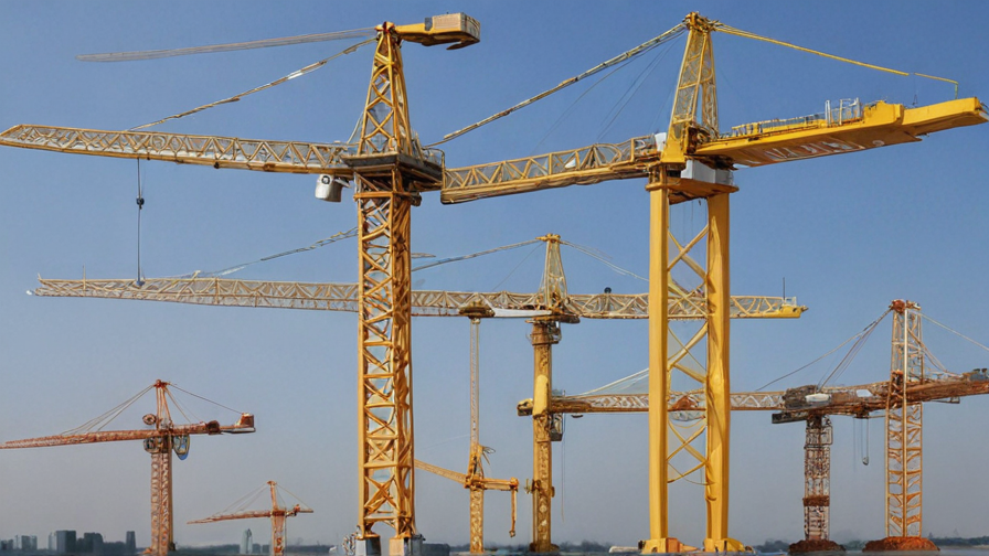 different types of construction cranes