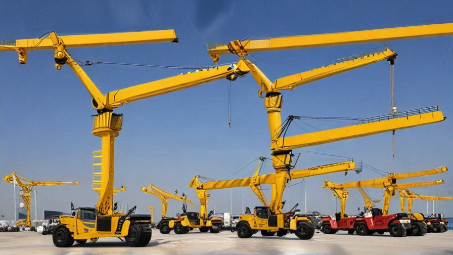 different types of cranes