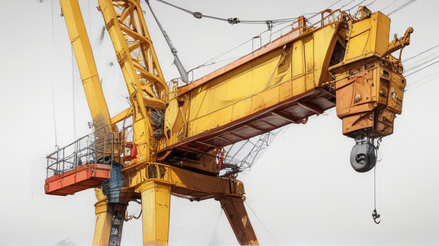 drawing of a crane