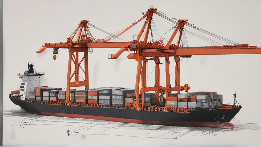 drawing of crane