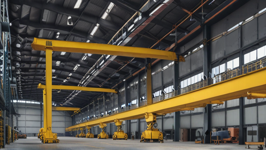 factory cranes