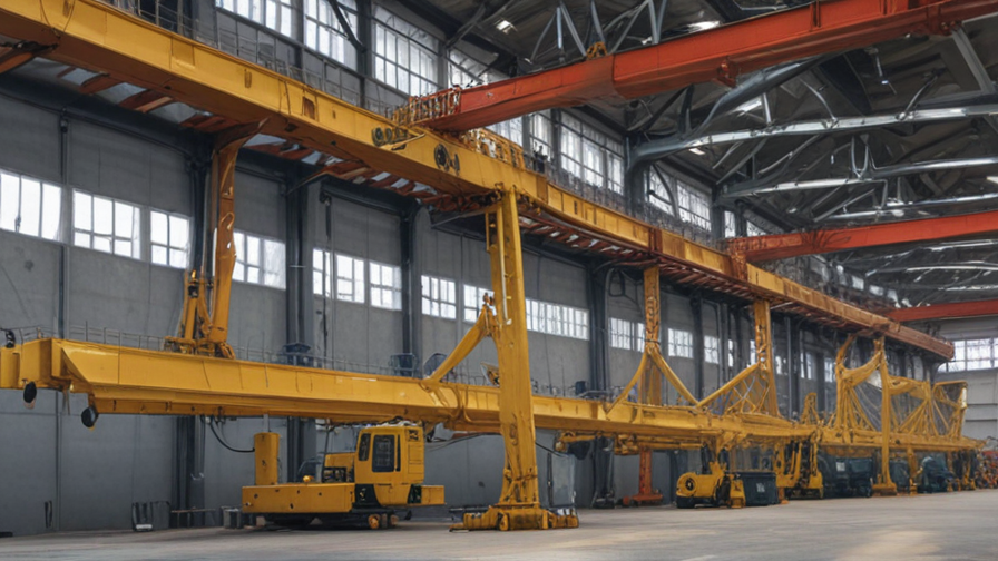 factory cranes