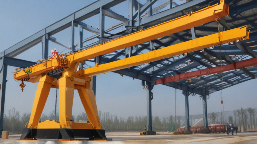 free standing bridge crane