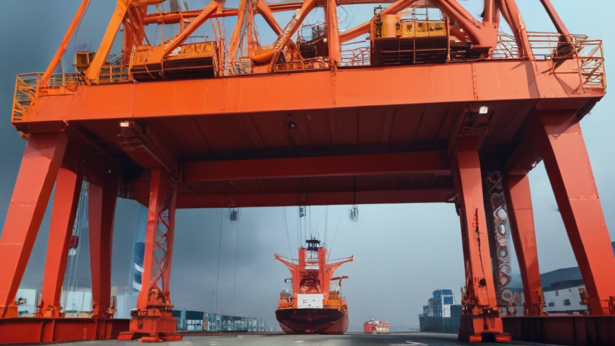 gantry crane on ship