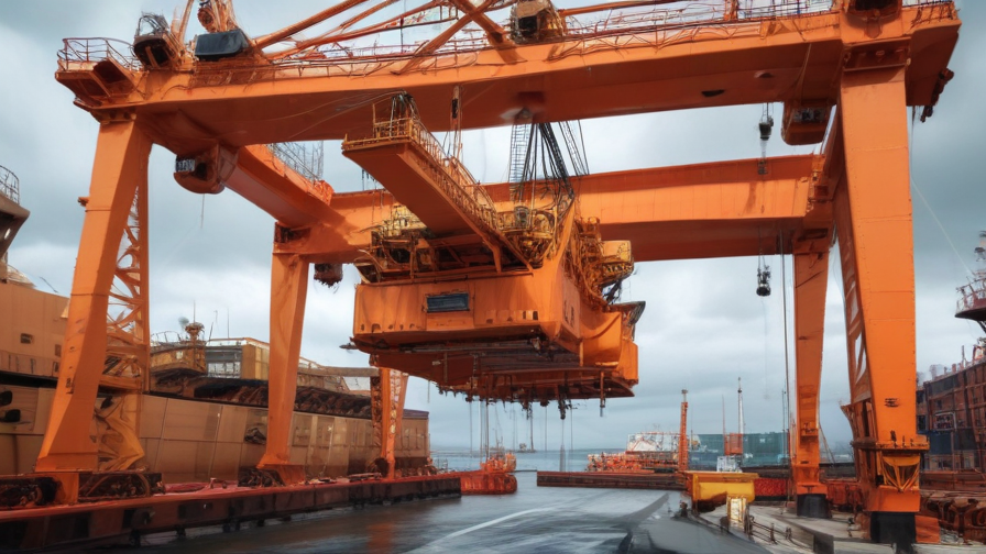 gantry crane on ship