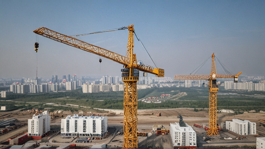 high rise construction crane