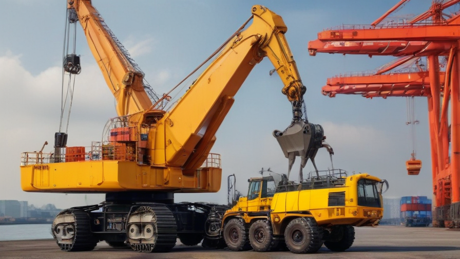 lifting excavator with crane