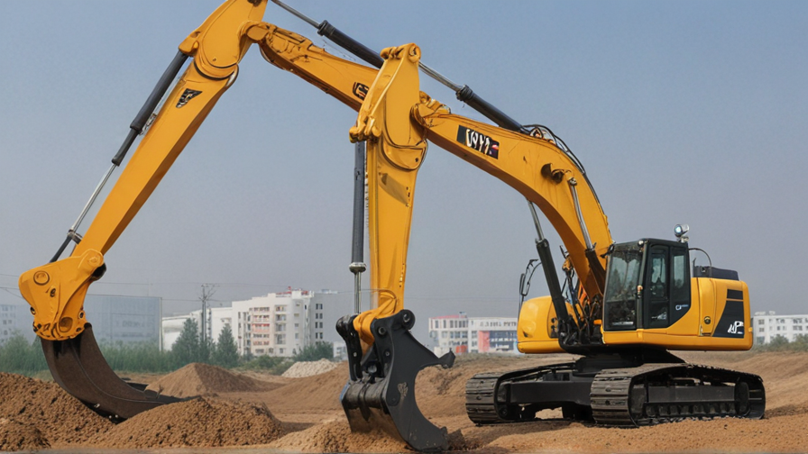 lifting excavator with crane