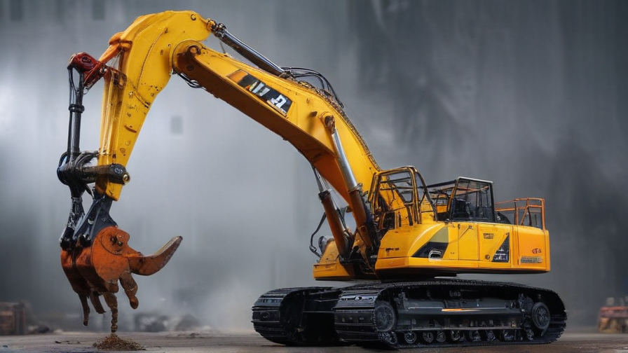 lifting excavator with crane