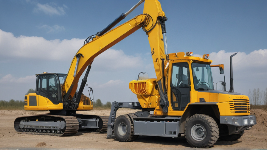 lifting excavator with crane