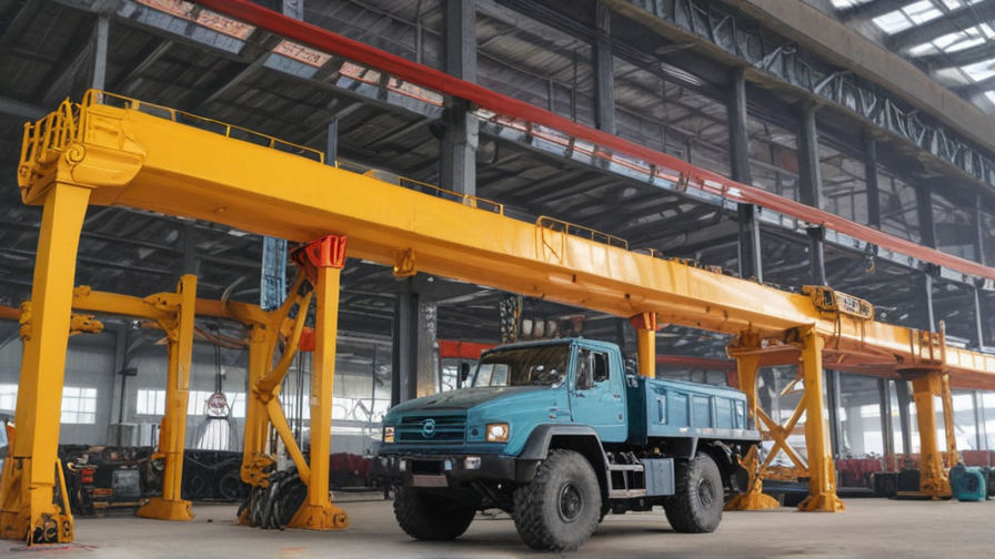 man lift crane