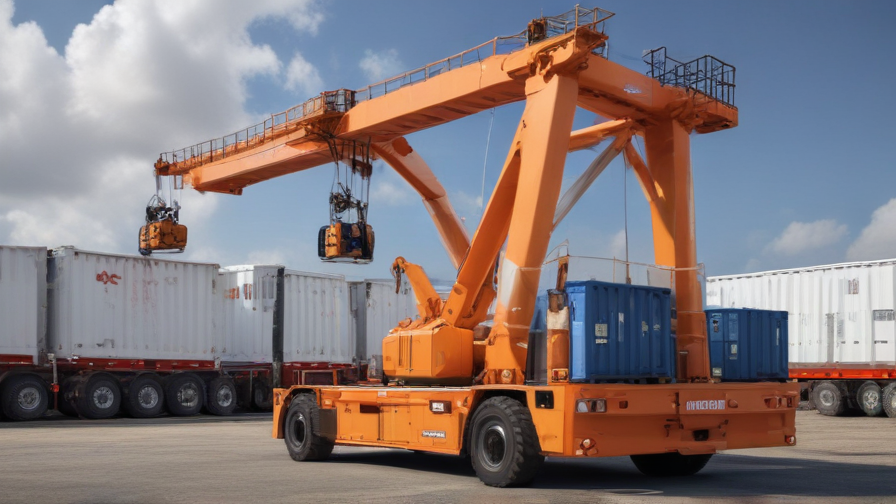mobile container crane