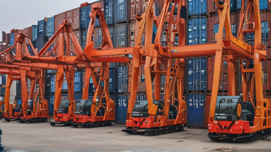 mobile container crane