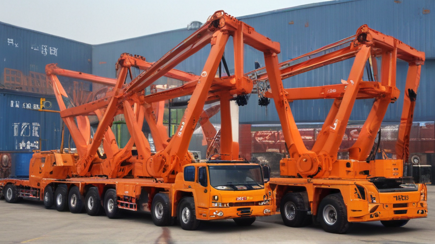 mobile container crane