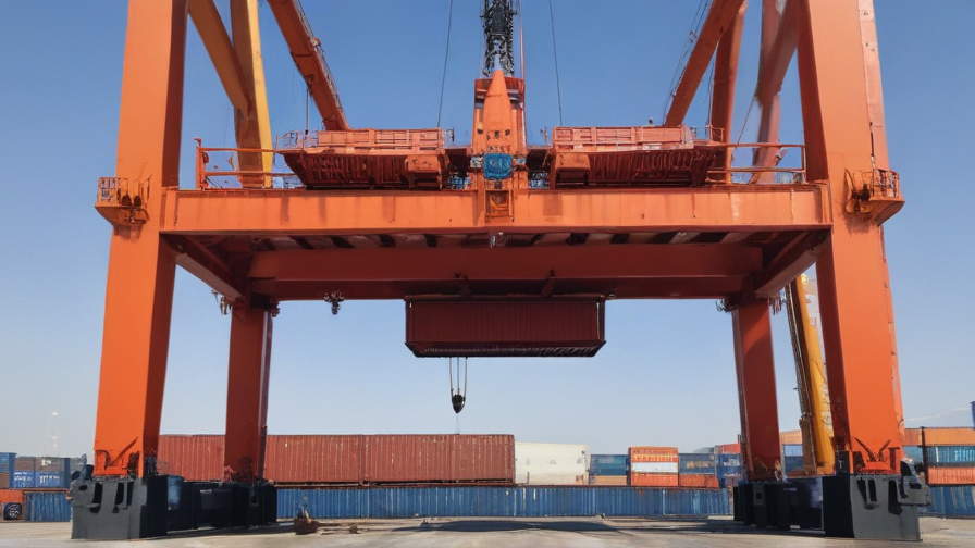 mobile container crane