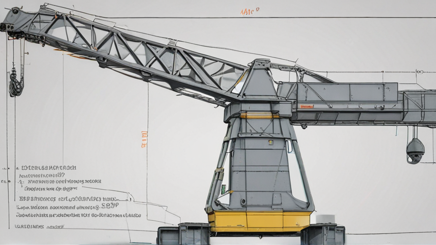 parts of a crane diagram