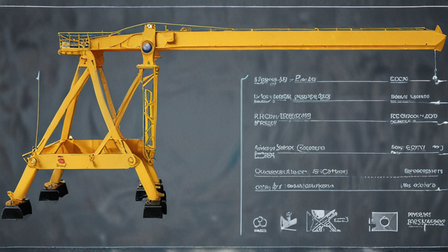 parts of a crane diagram