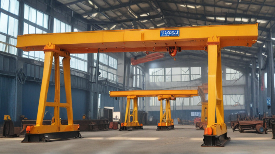 portable crane gantry