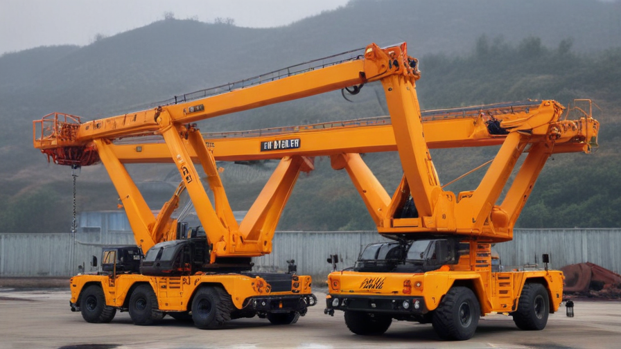 rubber tire crane