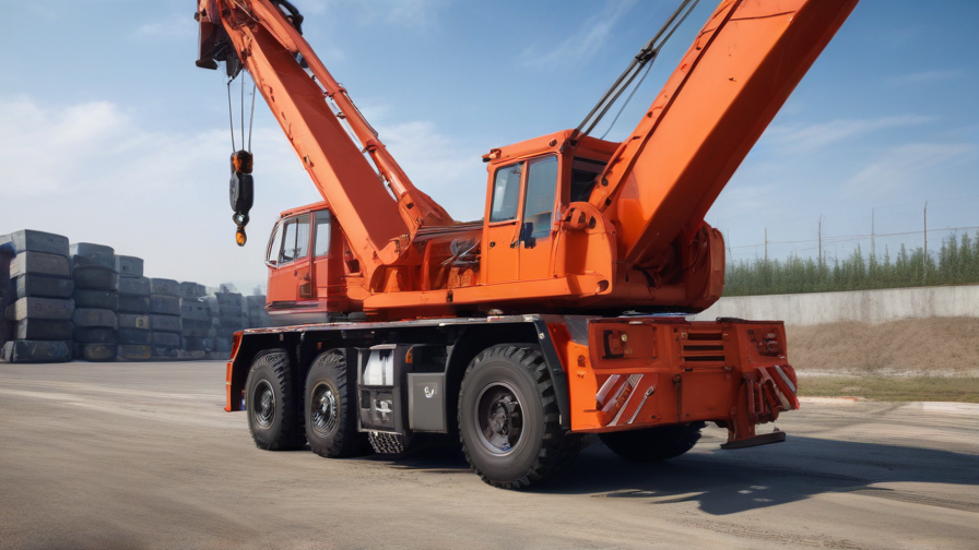 rubber tire crane