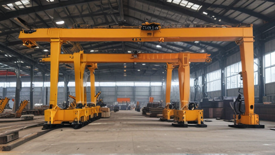 rubber tired gantry crane