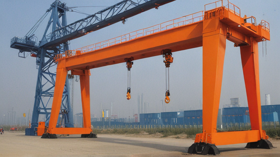 Top 10 Rubber Tyred Gantry Crane companies in China