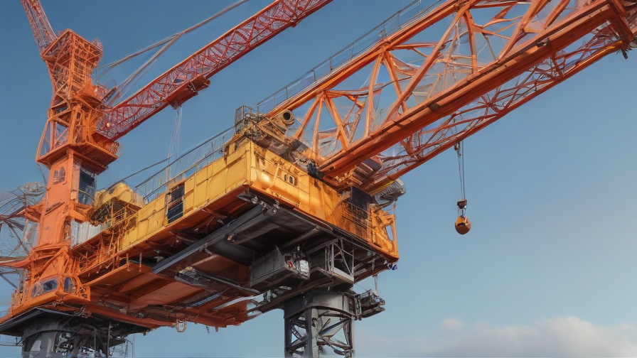 tower crane with luffing jib