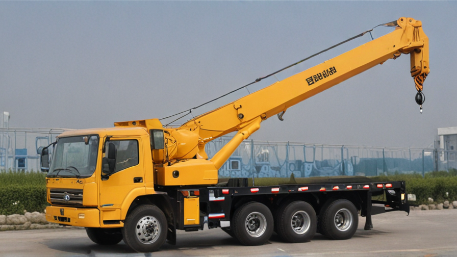 trailer mounted crane