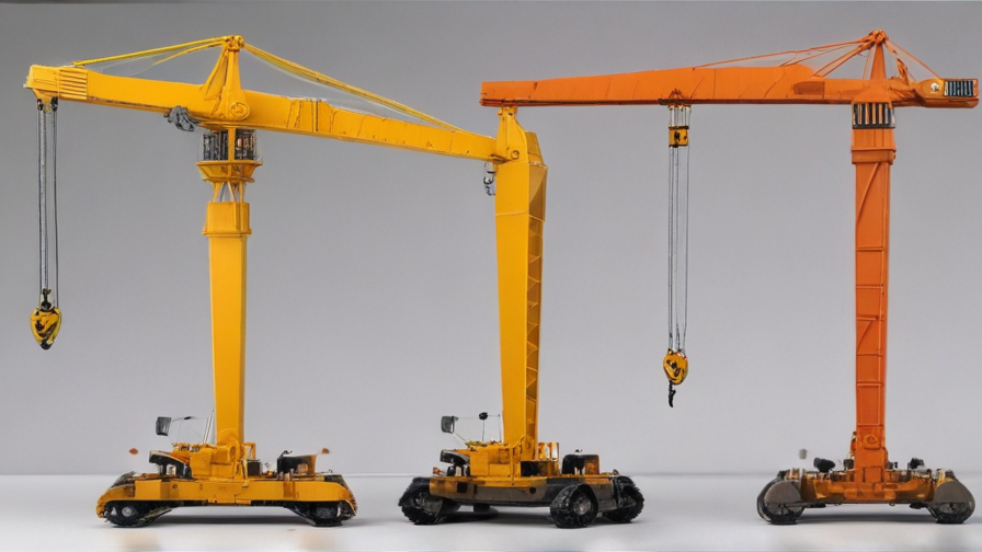 what are four specifications for the crane model