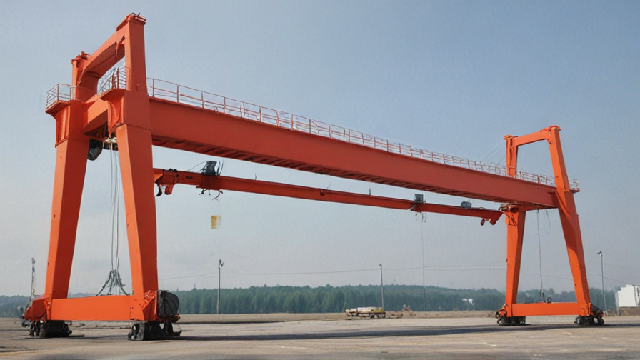 wheeled gantry crane