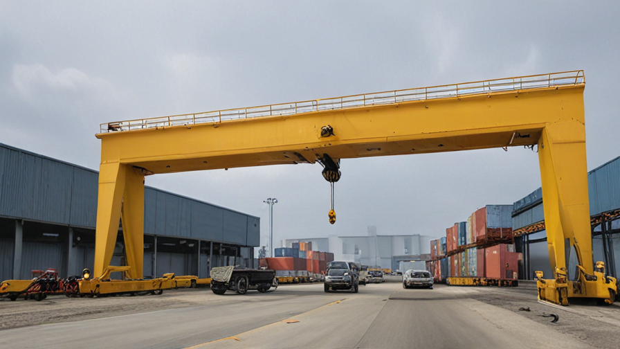 wheeled gantry crane