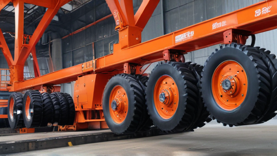 wheels on a crane with open grooves