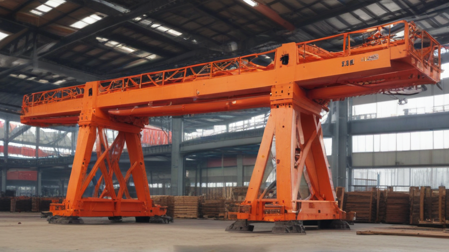 wood gantry crane